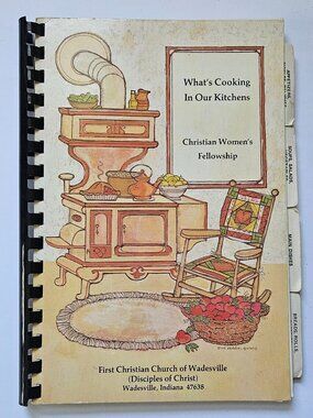 Vintage 80s What's Cooking In Our Kitchens Christian Women's Fellowship Disciple